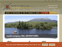 Tablet Screenshot of northeastwhitewater.com